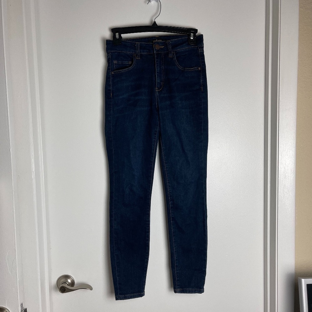 Refuge High Waisted Dark Wash Jeans Women Size 0